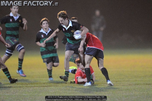 2014-11-01 Rugby Lions Settimo Milanese U16-Malpensa Rugby 188